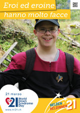 Poster per la Giornata mondiale della sindrome di Down
