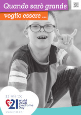 Poster per la Giornata mondiale della sindrome di Down