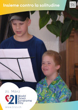 Poster per la Giornata mondiale della sindrome di Down